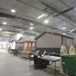 Building more than one home at a time at the same location lowers overall waste for all the projects by enabling
a full recycling system.