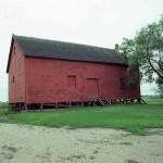 A small unassuming building in Brookdale is believed to be one of only two surviving examples of a flat grain warehouse in Manitoba. Before the advent of tall elevators, warehouses such as these were used to store sacks of grain. Constructed in 1902, it was later acquired by Manitoba Pool Elevators around the time that it constructed an elevator nearby. When a local farmer purchased the elevator after it closed in 1978, he purchased this warehouse too.