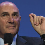 Hugh Grant, Monsanto CEO, takes part in a panel during the Clinton Global Initiative’s annual meeting in New York, September 28, 2015.