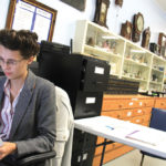 One of many students working at Manitoba museums for the summer is Canadian Mennonite University student Emily Wiebe, 21. This is her third year working at the Dufferin Historical Museum in Carman as its administrator. It’s a job with good hours and better wages than most jobs available rurally, says Wiebe. It has its perks too; she has permission to wear one of the museum’s 1890s wedding dresses for her engagement photo later this year.