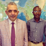 Haitham Al-Khshali (l), director general of the Grain Board of Iraq and Emmanuel Mshelia of Royal Mills and Foods Limited of Nigeria both participated in Cigi’s annual international program.