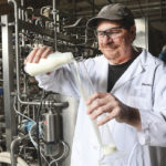 Purdue University researcher Bruce Applegate and other collaborating researchers developed a process that extends the shelf life of milk.