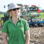 Marla Rickman speaks to producers in Carman.