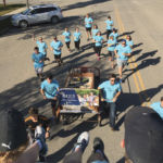 University of Manitoba students from the faculty of agriculture took part in the 35th annual Aggie Bed Push event
on Sept. 30 and Oct. 1.