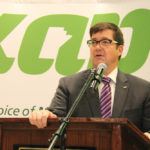 KAP president Dan Mazier was looking forward to discussing grain transportation issue face to face with Transport Minister Marc Garneau Oct. 20.