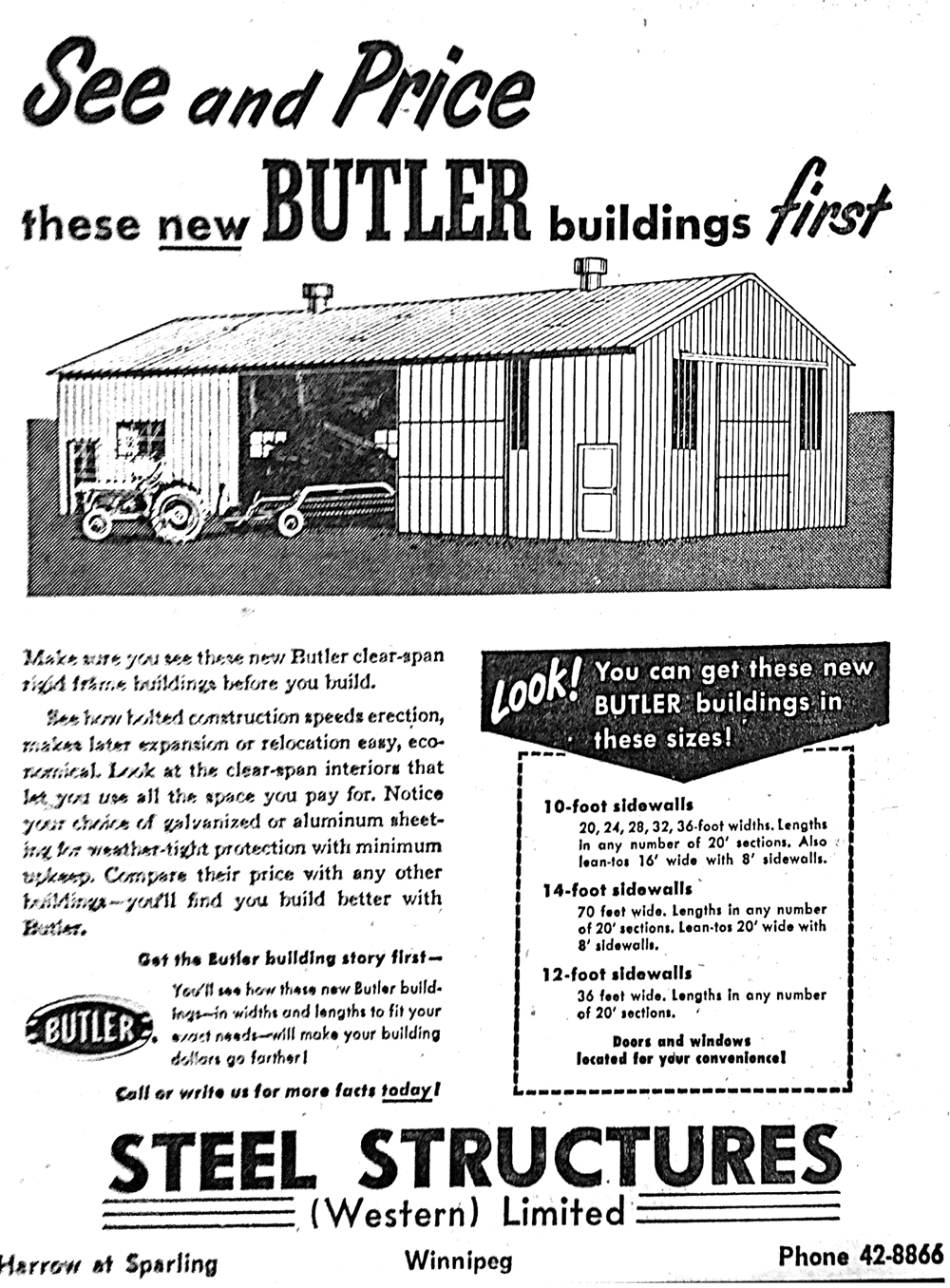 The Butler building advantage, rain and slush halts harvest