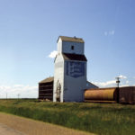 A wooden grain elevator at the railway siding of Newstead, five miles east of Souris along Highway No. 2, was built in 1936 by the McCabe Grain Company. Bought by United Grain Growers in 1968, the elevator was renovated and an annex was moved beside it from nearby Carroll. The facility was closed in June 1982 and removed from the site.