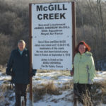 Members of the Holland, Man. Royal Canadian Legion Carol Kilfoyle (l) and Tamara Greenlay were part of an effort to name local waterways after fallen First W
orld War soldiers.