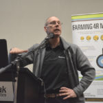 John Heard, crop nutrition specialist with Manitoba Agriculture, reports on phosphorus deficiency in soil and best practices during the recent 4R Nutrient Stewardship training in Brandon.