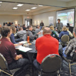 Agronomists, industry and government representatives attend the latest 4R Nutrient Stewardship training workshop in Brandon, Man., Feb. 23.
