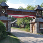 East gate entrance into the park.