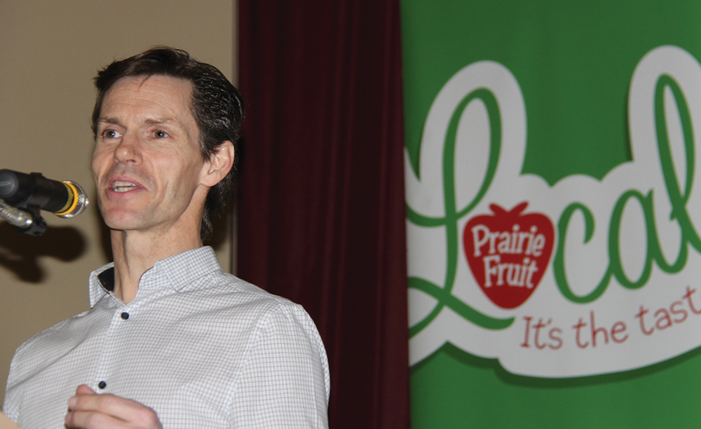 Be honest and open about your business and yourself. It will attract customers, said Mark Evans, keynote speaker at the Direct Farm Marketing conference in Morden.