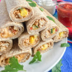 Chicken and salsa taquitos