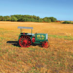 The Manitoba Agricultural Museum’s Goold Shapely and Muir “Beaver” tractor. Goold Shapely and Muir were a very early Canadian manufacturer of tractors, having begun to manufacture the “Ideal” line of tractors in 1907. In 1918 GS&M replaced the Ideal line with the Beaver tractor which used a Waukesha engine and a friction drive transmission.
