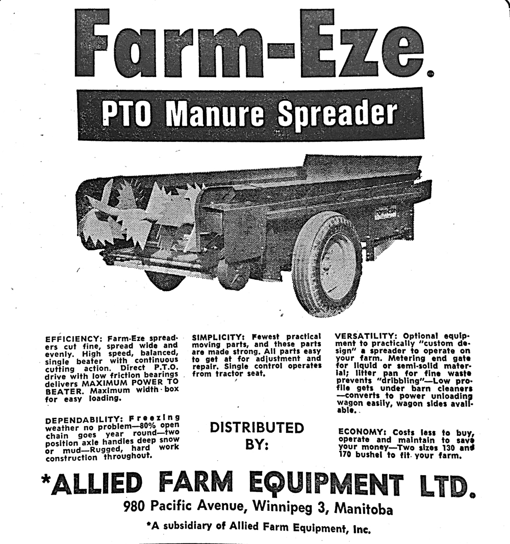 Efficient, dependable manure spreading and more!