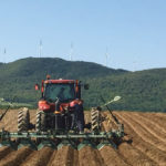Chloropicrin being applied on a New Brunswick potato field. McCain has been trialling applications there since 2014.