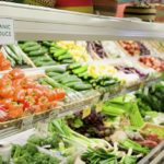 organic produce section of store