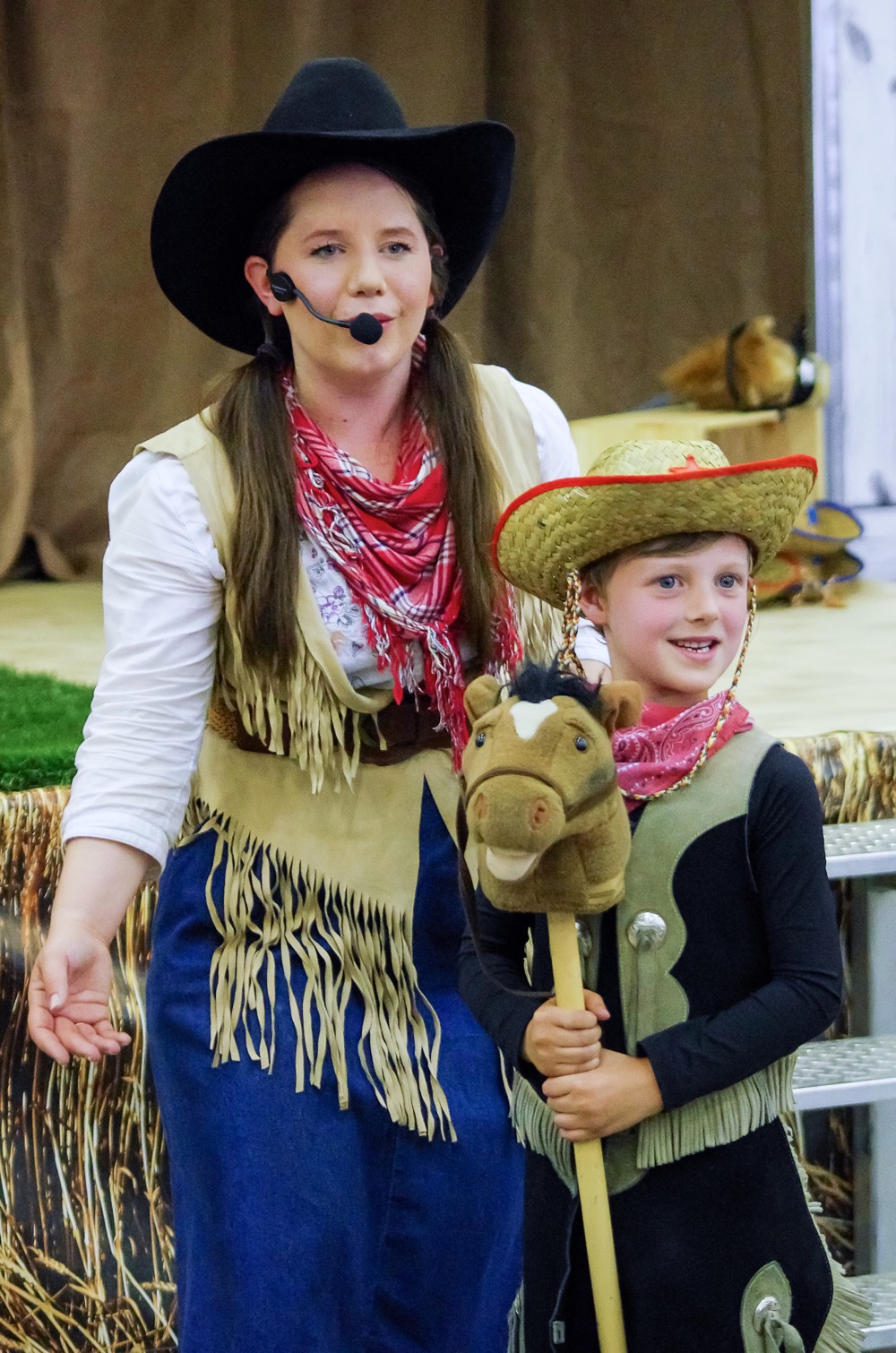 The children's entertainment line up takes a western flavour during the final day of the Manitoba Summer Fair June 11.