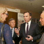 Finance Minister Bill Morneau was at the Richardson Centre for Functional Foods and Nutraceuticals at the University of Manitoba to speak about how Innovation Superclusters could impact agriculture.