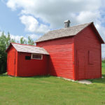 This small outbuilding near Gilbert Plains is a designated heritage site, as one of the few beef ring buildings still standing in Manitoba.