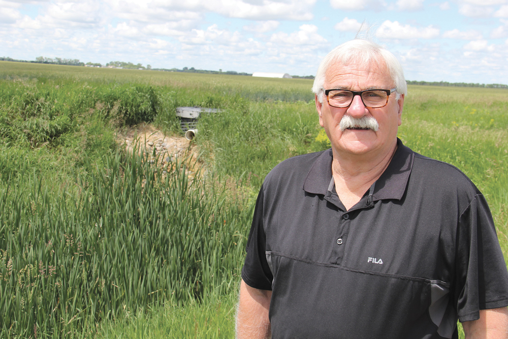 George Gray, reeve of RM of Dufferin, spoke at the Manitoba Planning Conference earlier this spring about why Dufferin came to adopt its own tile drainage bylaw.