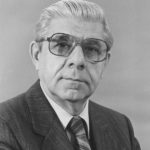 Victor Martens, seen here in 1981, was the founding executive director of Cigi.