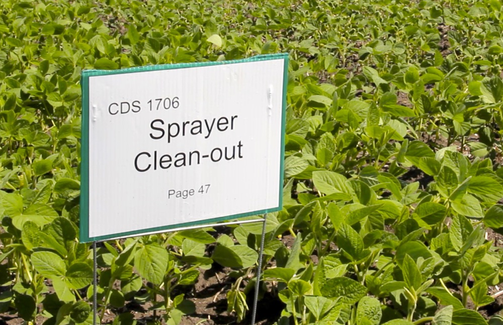 VIDEO Herbicide spray tank cleanout after using dicamba