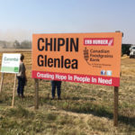 Glenlea-area farmers took off 115 acres of spring wheat for the 
Canadian Foodgrains Bank recently.