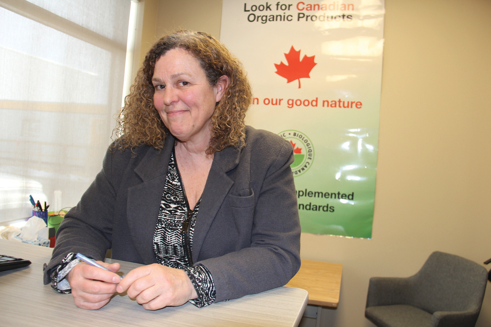Laura Telford, provincial organic specialist in Manitoba is doing an in-depth study of the organic processing sector in Canada.