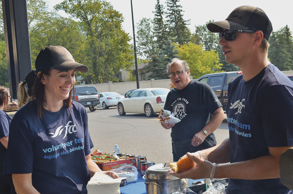 Heritage Co-op’s Marketplace on Richmond drew the lunch crowd in Brandon for one of several FCC Drive Away Hunger events the company has on the schedule this month.
