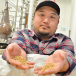 Jason Kang with Capital K Distillery took first place at the Great Manitoba Food Fight for his dill pickle vodka. Kang was competing in a new category introduced at the event for beer and spirits. 