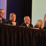 Local governments direct questions, including questions about legal marijuana, to provincial ministers during the Association of Manitoba Municipalities convention in Brandon.
