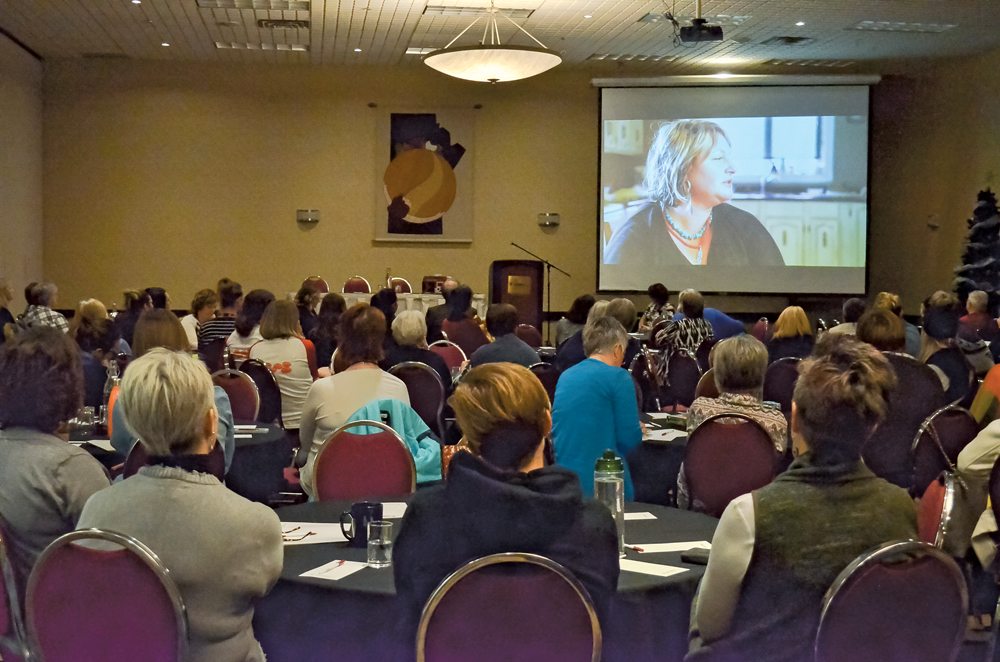 Angela Fox shares her story and advice on planning for the future with this year’s crop of Manitoba Farm Women’s Conference attendees.