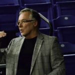 Errol Anderson, president of ProMarket Communications, gives the audience at the MNP theatre an update on where the commodity markets sit coming into 2018. Anderson was one of over 60 speakers at Ag Days 2018.