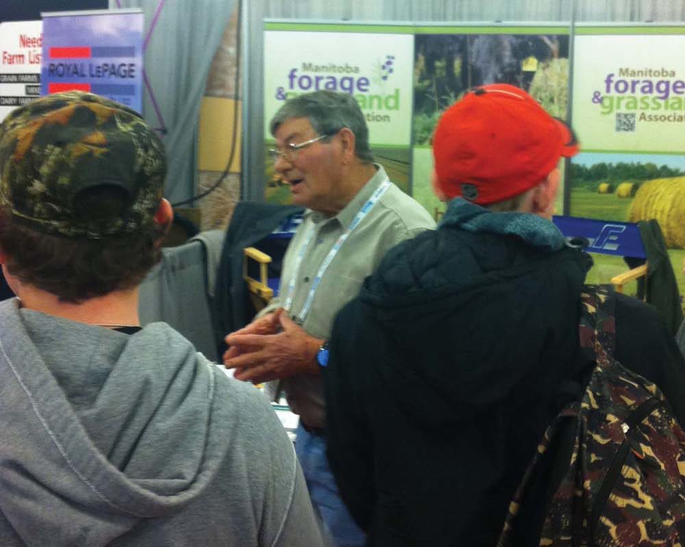 Hans Rindlisbacher will be taking in his 41st Ag Days this year, where you’ll find him at the Manitoba Forage and Grassland Association booth.