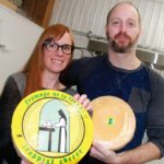 Rachel Isaak and Dustin Peltier are taking over production of the traditional Trappist cheese made at the Holland monastery. The couple, who operates a catering company in Winnipeg, now possesses the last four wheels of cheese to be made there.