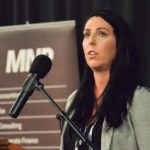 Kim Keller speaks at Ag Days 2018. The trade show dedicated an afternoon to mental health in agriculture.