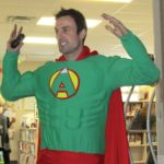 Jamie McDonald, a.k.a. Adventureman, urges everyone to find the superhero within themselves.