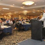 Manitoba Wheat and Barley Growers Association chair Fred Greig led a discussion on the proposed commodity associations’ merger during the wheat and barley growers’ annual meeting Feb. 15 at CropConnect in Winnipeg.