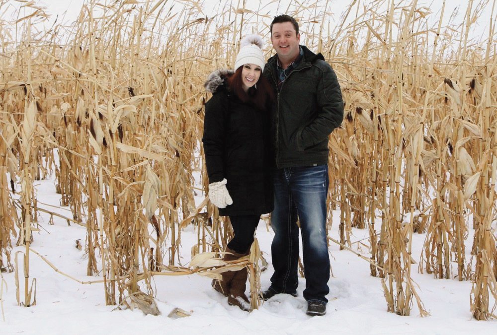 Manitoba’s 2018 Outstanding Young Farmers are Brooks and Jen White of Pierson.