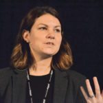 Dr. Alison Nelson outlines her ongoing study on seed potato management and what it means for processing crops the next year during the 2018 Manitoba Potato Production Days in Brandon.