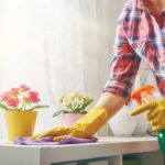 A homemade chlorine-based sanitizer can effectively and economically sanitize surfaces in your kitchen.