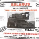 The “NEW” Don 1500 combine, fully computerized