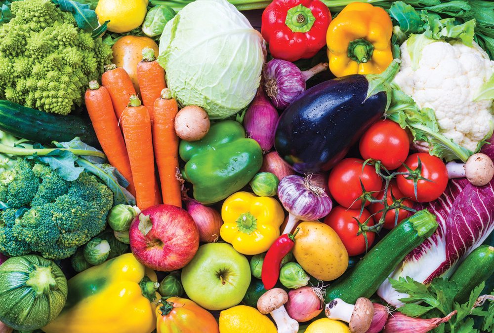 Fresh fruit and vegetables are healthy, but take precautions to avoid foodborne illness.