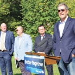Premier Brian Pallister announces up to $9.5 million in TIF support for Hylife Ltd. in Neepawa Sept. 14.