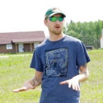 Scott Lavich’s first-year Operation Pollinator site remains short after dry conditions this year.
