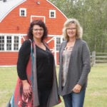 Sisters Tracy Wood(l) and Taralea Simpson(r) say their new farm-stay
retreat has been widely met with enthusiasm.