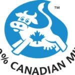One way Canadian consumer will differentiate Canadian dairy in the marketplace is through the blue cow logo seen here.