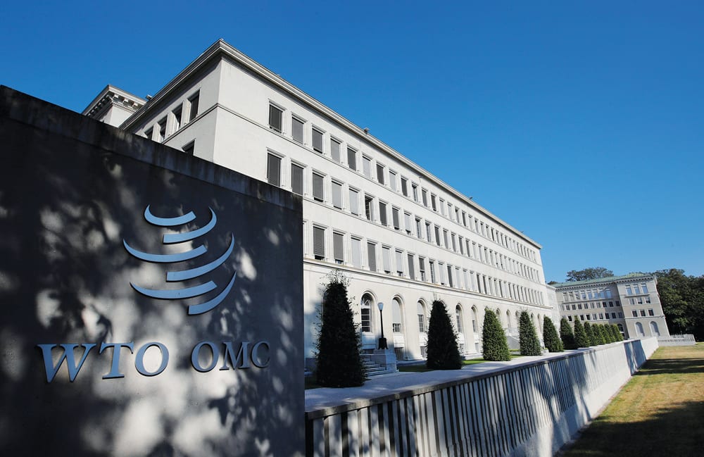 World Trade Organization (WTO) headquarters in Geneva, Switzerland, July 26, 2018.