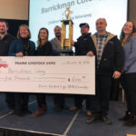 Barrickman Colony was presented with its first-place cheque for $5,000.